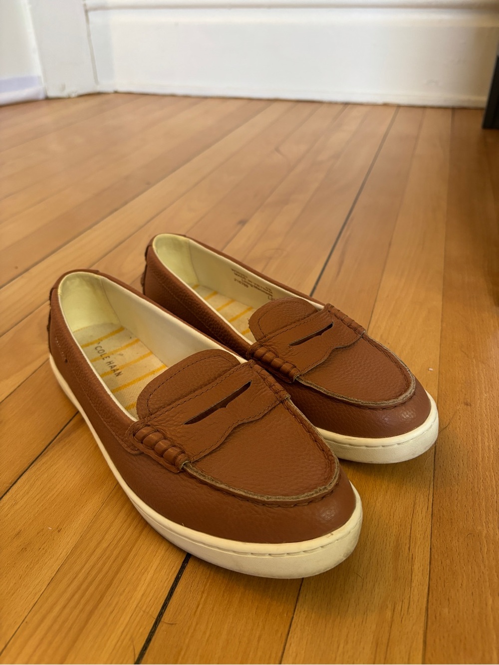 Cole Haan Women’s Brown Leather Penny Loafer